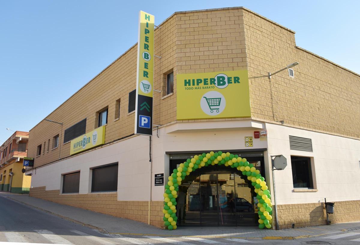 El nuevo supermercado de Hiperber en Caudete.
