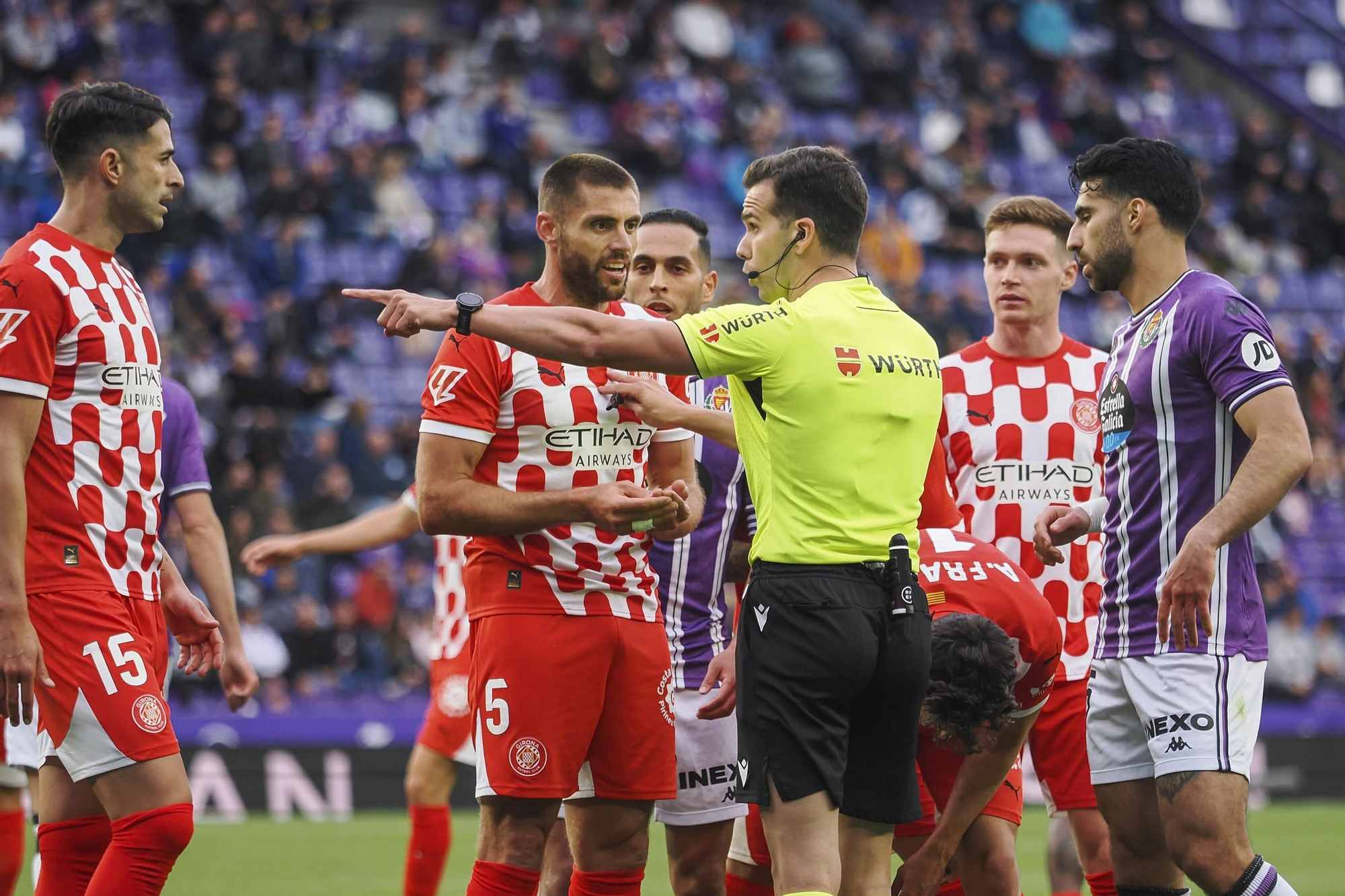 Les imatges del partit Valladolid - Girona