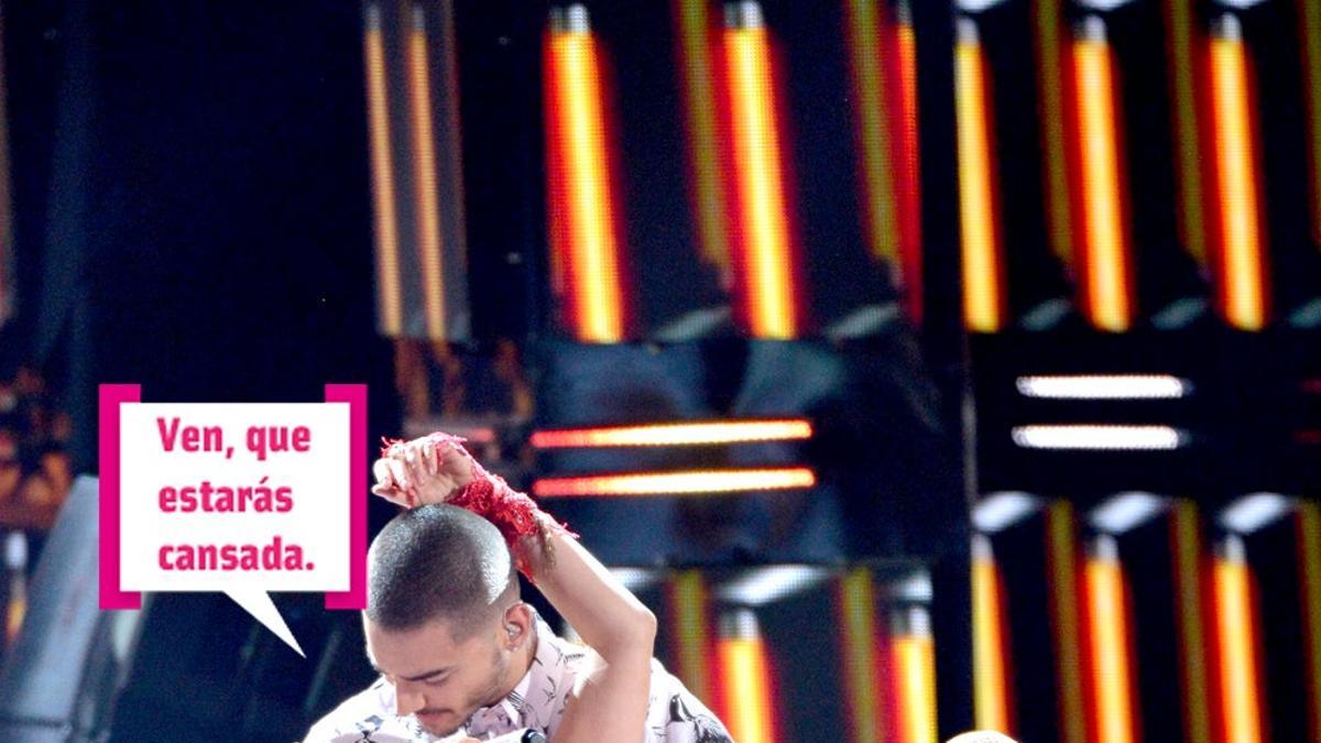 Thalia y Maluma actúan juntos en Lo Nuestro