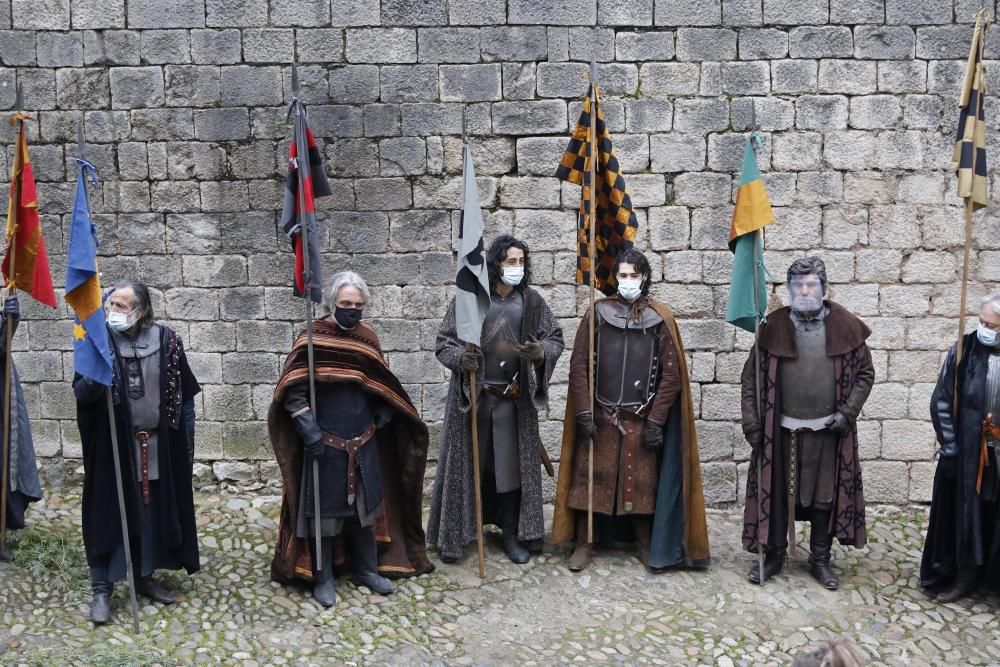 Comença el rodatge de la sèrie «Els hereus de la terra» al Barri Vell de Girona