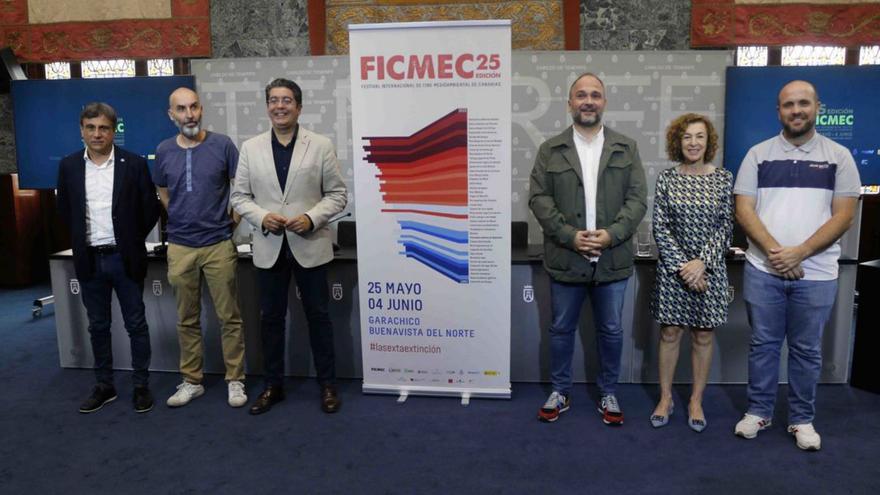 Un momento de la presentación de Ficmec en el Cabildo de Tenerife.