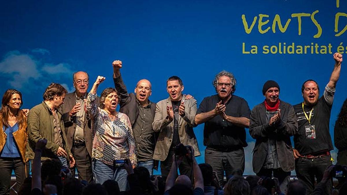 Acte d’Arnaldo Otegi a Fabra i Coats, a Barcelona