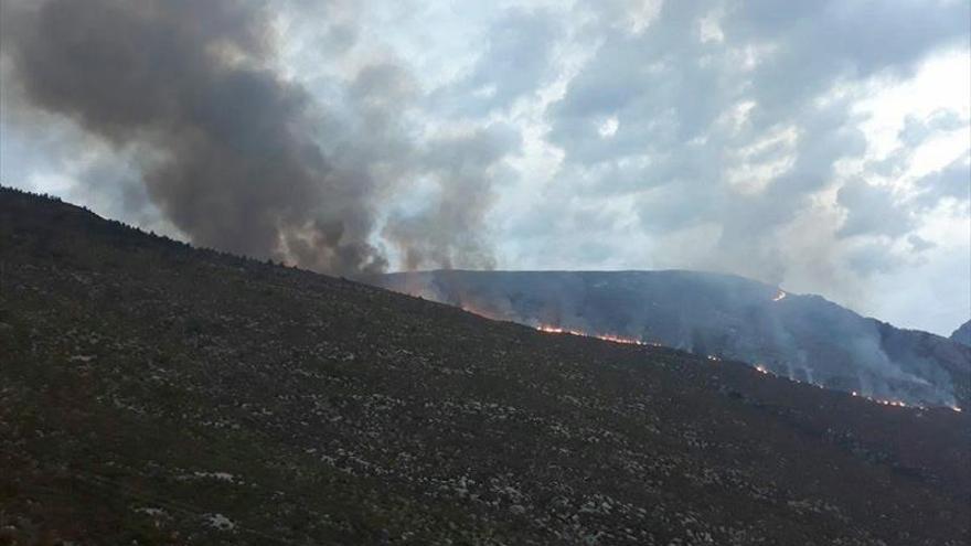 El incendio de Fanlo roza Ordesa y calcina cerca de 90 hectáreas