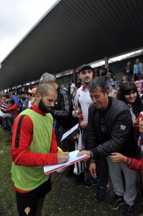 Entrenamiento del Sporting en Blimea