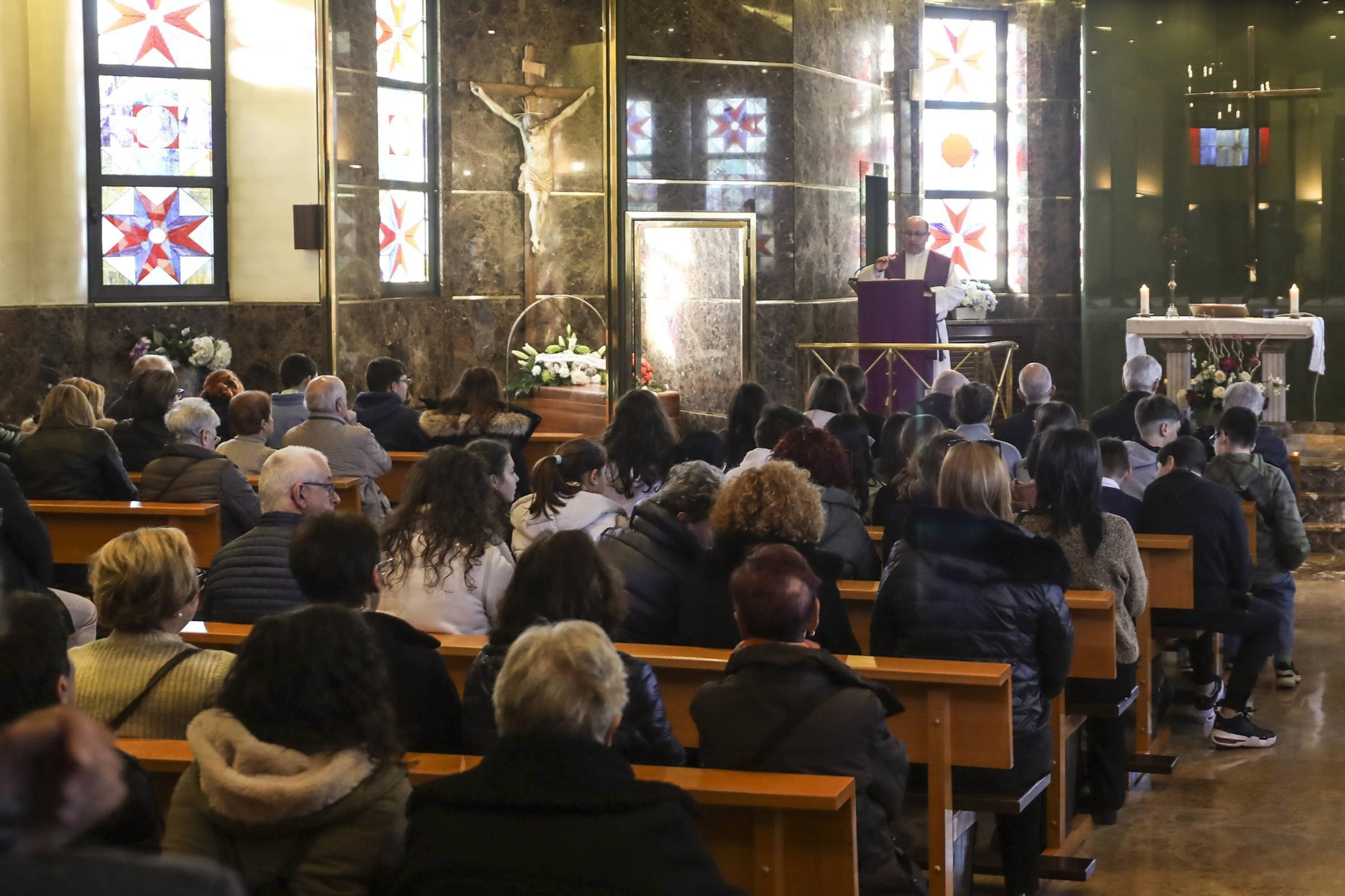 Despedida a Juan Rodríguez, el niño fallecido en accidente de tráfico a la salida de Oviedo