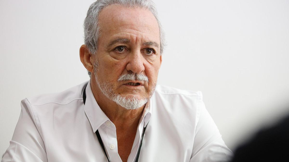 Enrique Garcerán, en el Hospital Can Misses