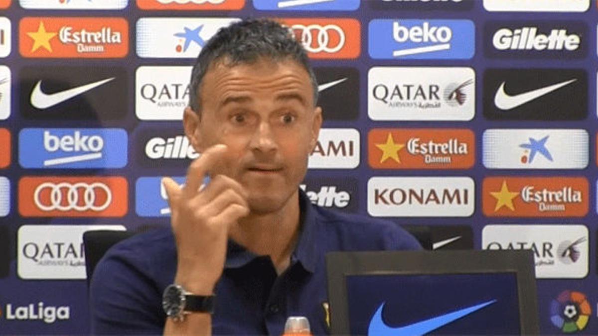 Luis Enrique se quejó de la duración de la rueda prensa