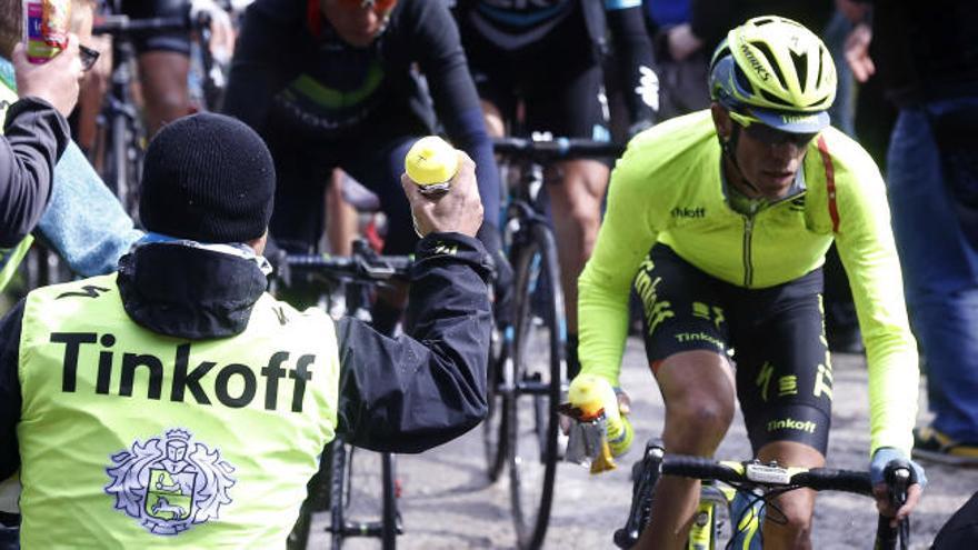 Alberto Contador, en la quinta etapa de la Vuelta al País Vasco