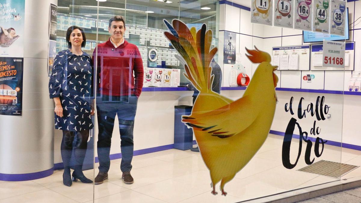 Sandra Rodríguez y Froilán Blanco, en El Gallo de Oro.   P. Solares