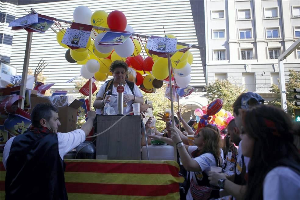 Las peñas se ponen en marcha / en directo con imágenes