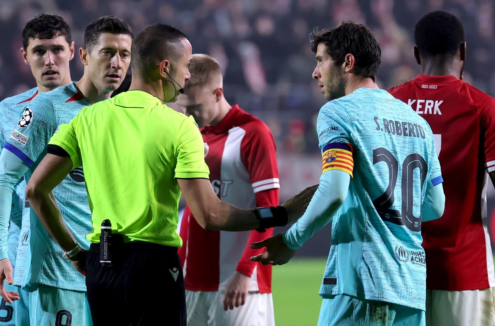 UEFA Champions League - Royal Antwerp and FC Barcelona