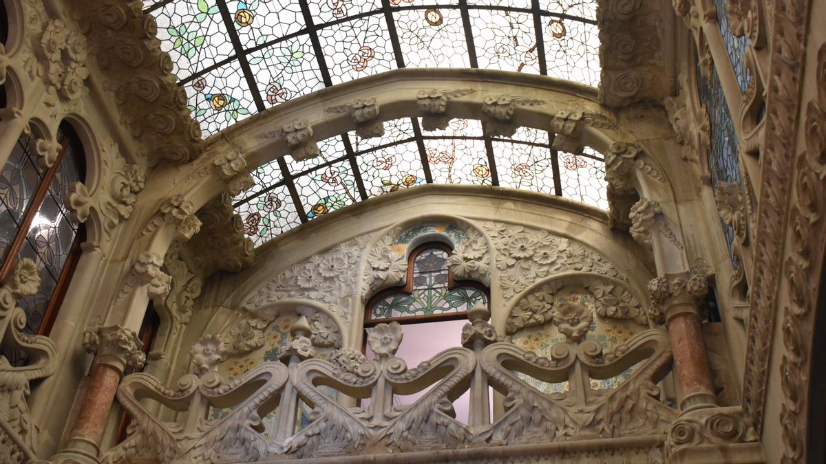 Interior de la Casa Navás, uno de los estandartes del modernismo de Reus