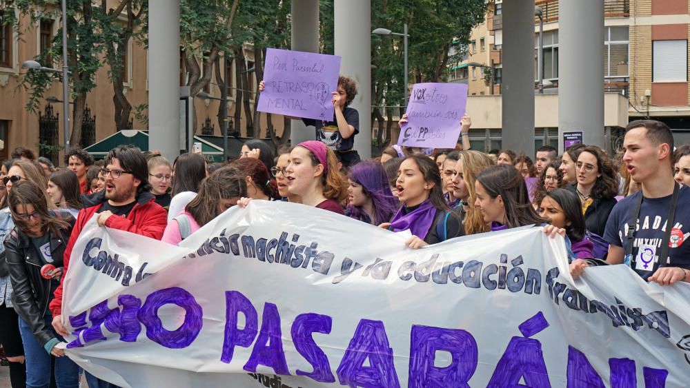 Manifestación contra el pin parental en Murcia