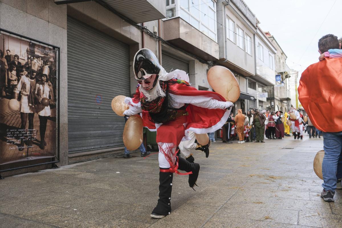 Las pantallas recorrieron las calles de  Xinzo de Limia