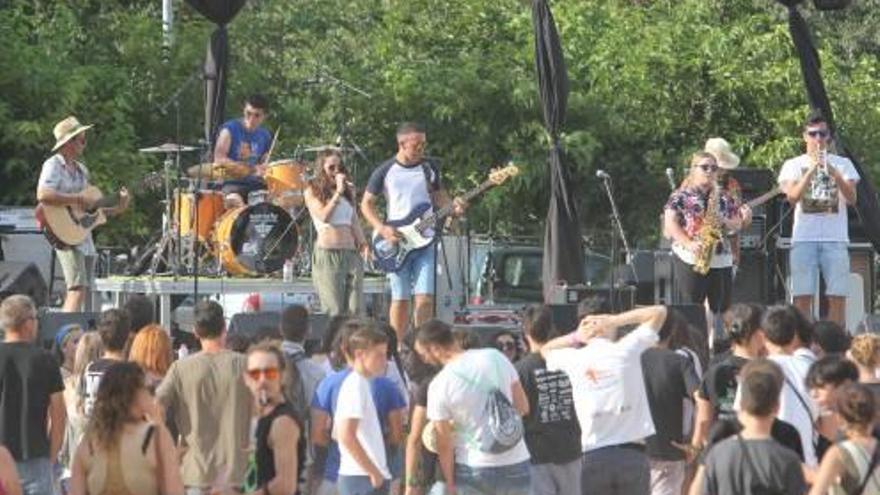 Imagen del festival celebrado en la tarde de ayer en el Camp del Patronat de Muro.