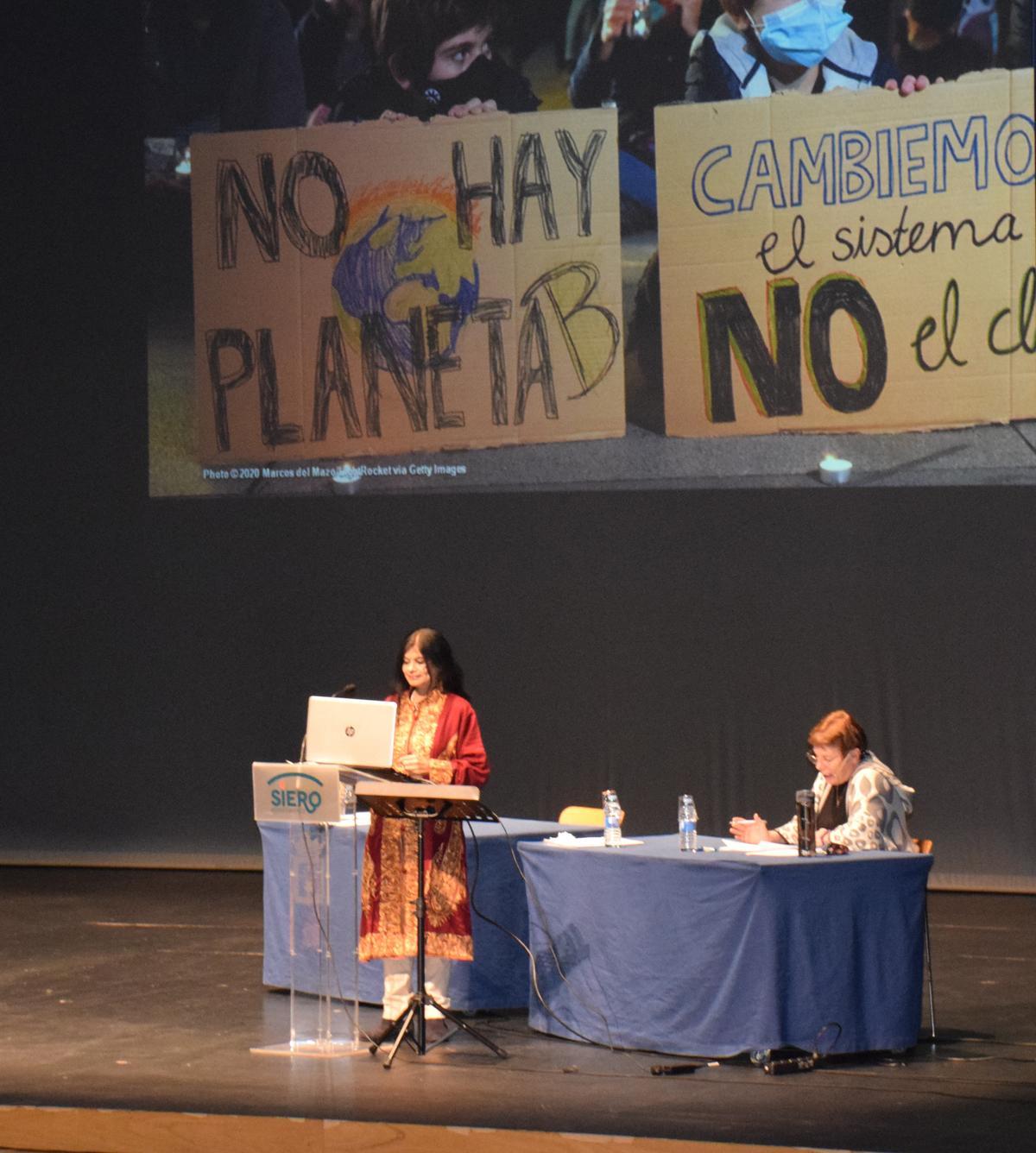 Intervención de Bharti Chhibber durante la primera jornada de «Siero Verde»