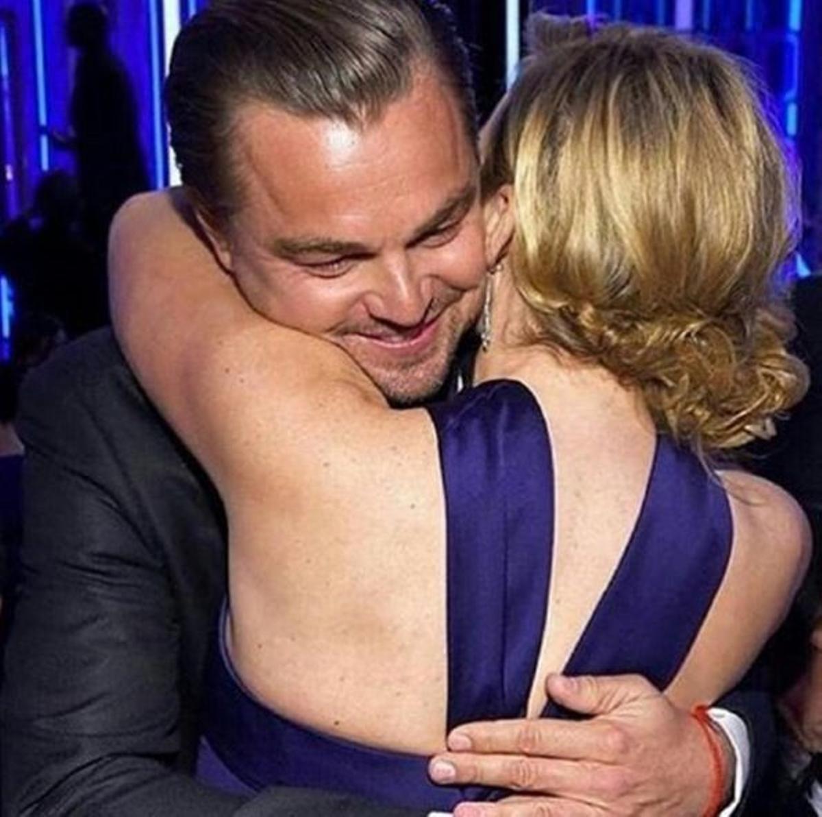 #GlobosdeOro en Instagram, Leonardo DiCaprio y Kate Winslet
