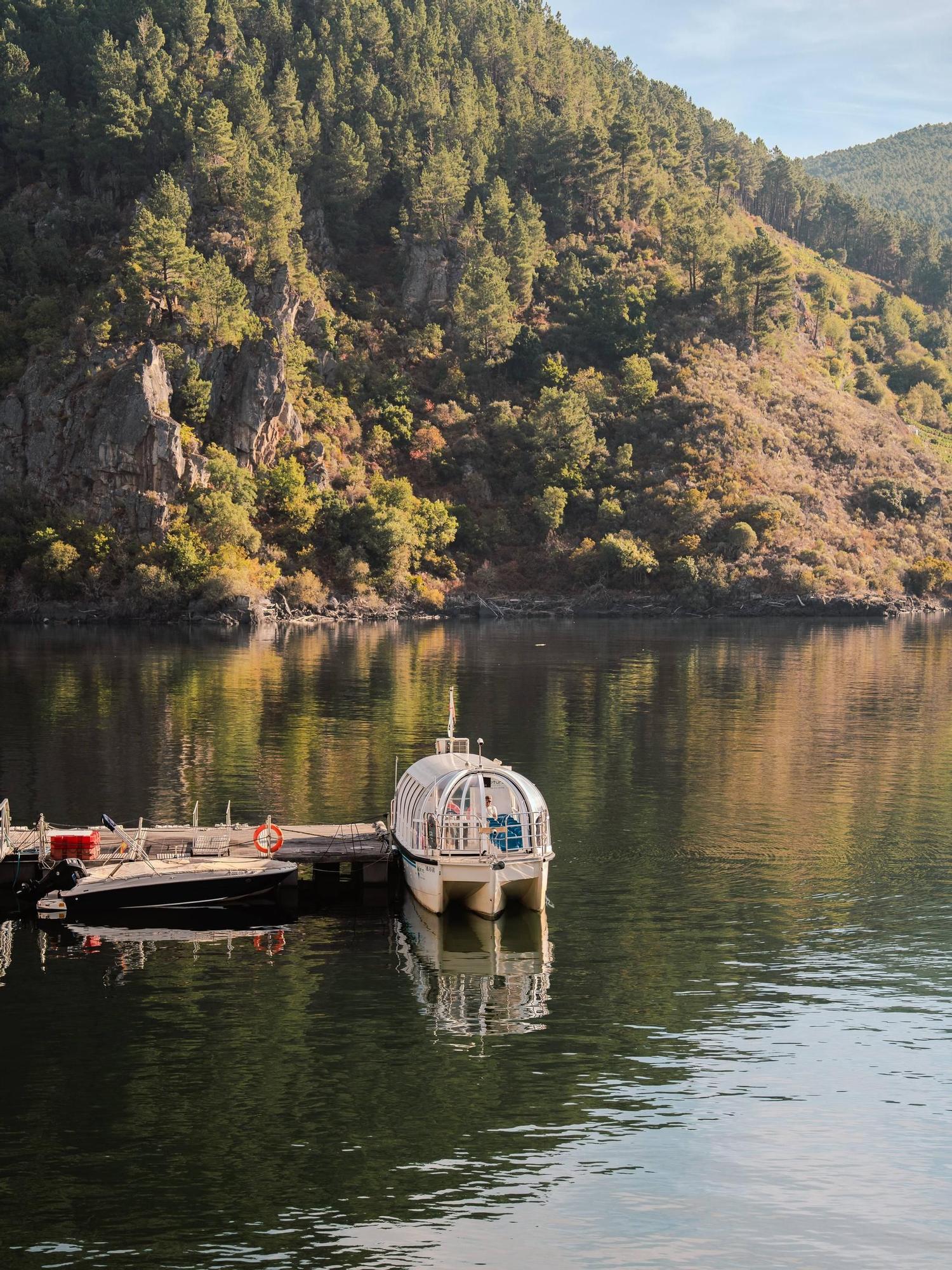 La mejor manera para disfrutar de la belleza de los cañones es a bordo de un catamarán