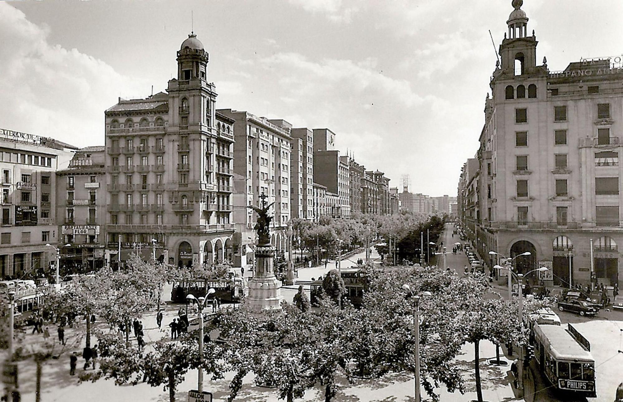 Así era Zaragoza en los grises años 50