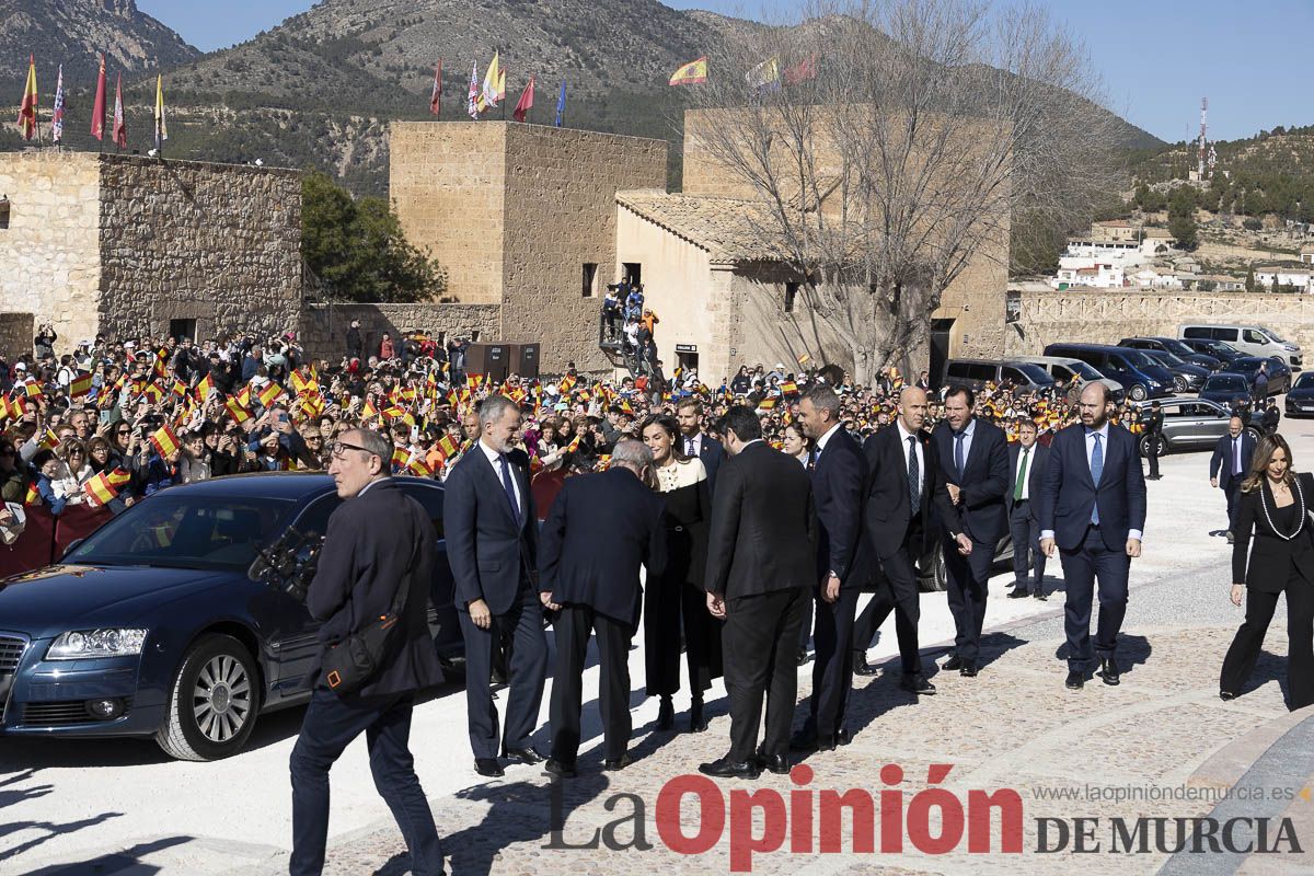 Visita de los reyes de España a Caravaca (explanada de la Basílica)