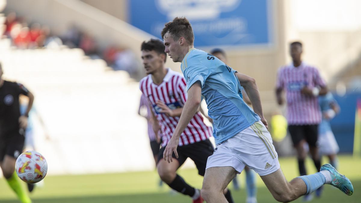 Willito Swedberg, en el partido de Copa.