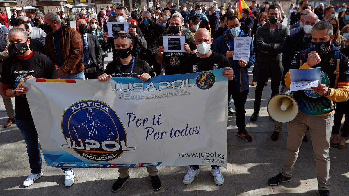 Concentración sindicato policial Jupol