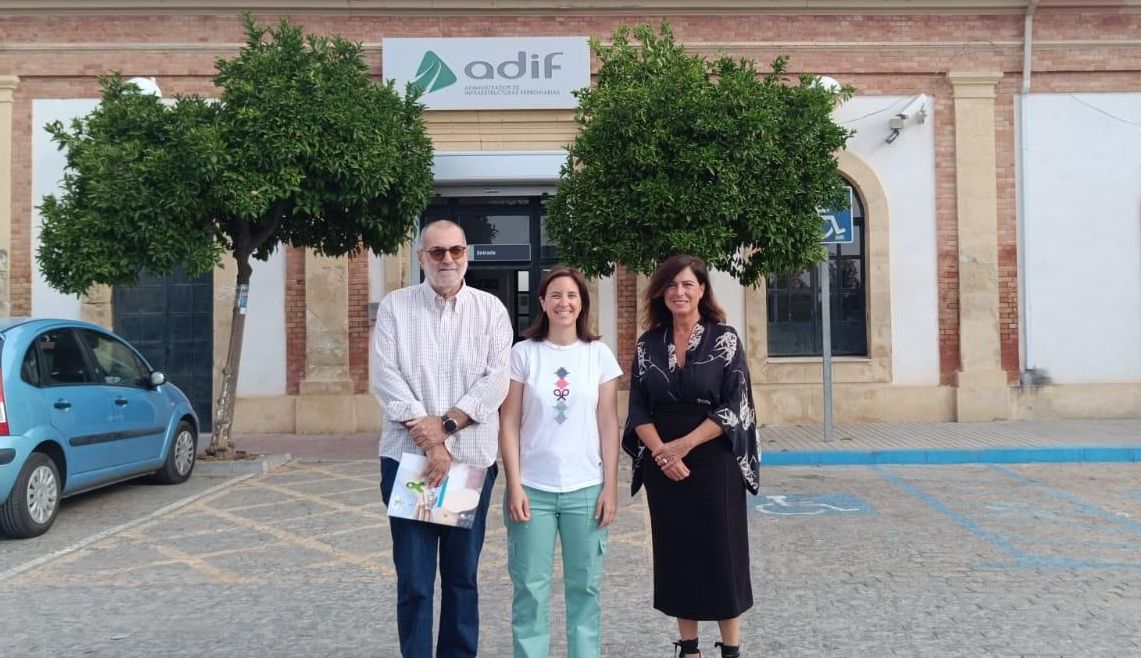 Visita de la senadora del PP Cristina Casanueva a Palma del Río.