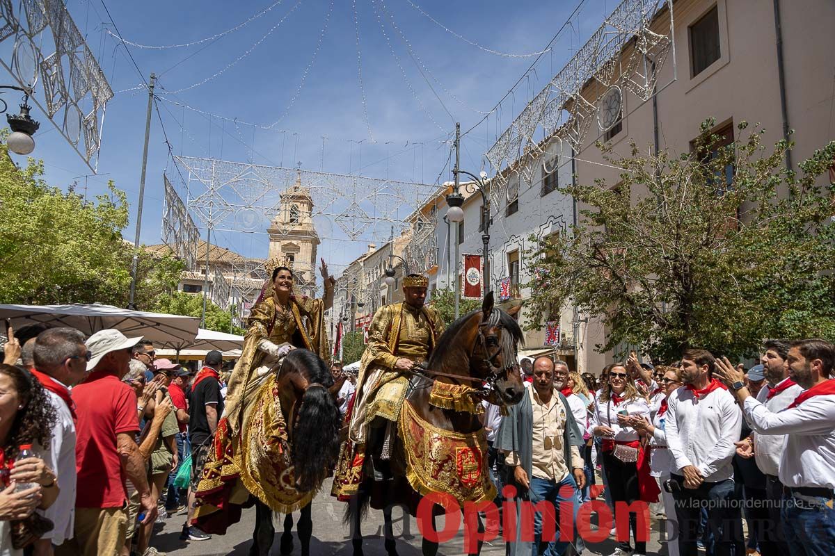 Moros y Cristianos en la mañana del dos de mayo en Caravaca