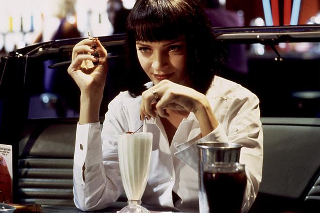 Uma Thurman en Pulp Fiction