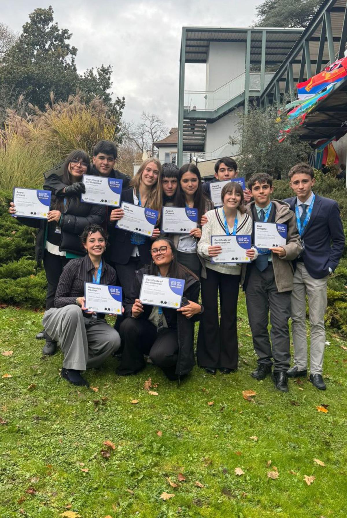 Un momento de la estancia de Martina V. en Ginebra. | CEDIDA A LNE