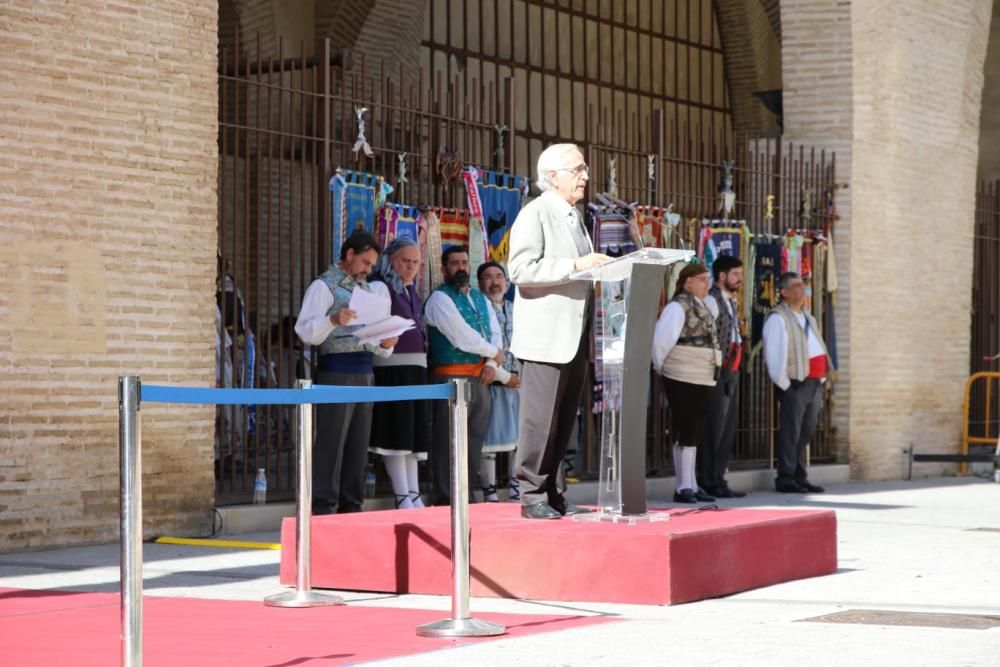 Homenaje a la Senyera de las fallas del Marítimo