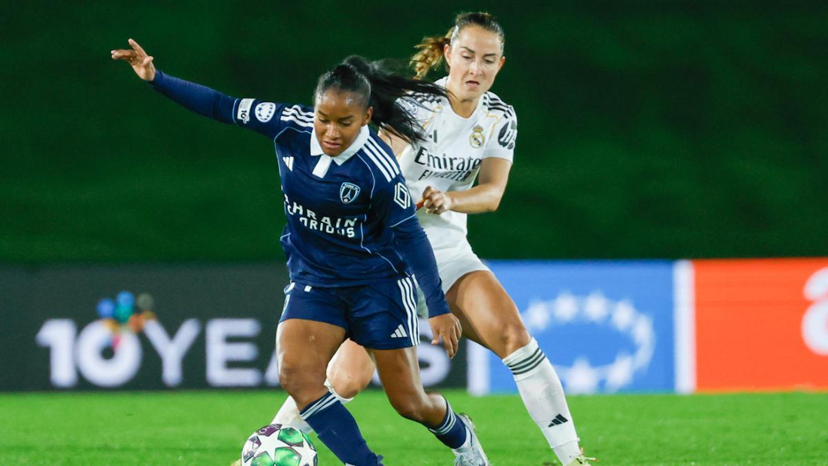 Imagen del enfrentamiento entre Real Madrid y París FC