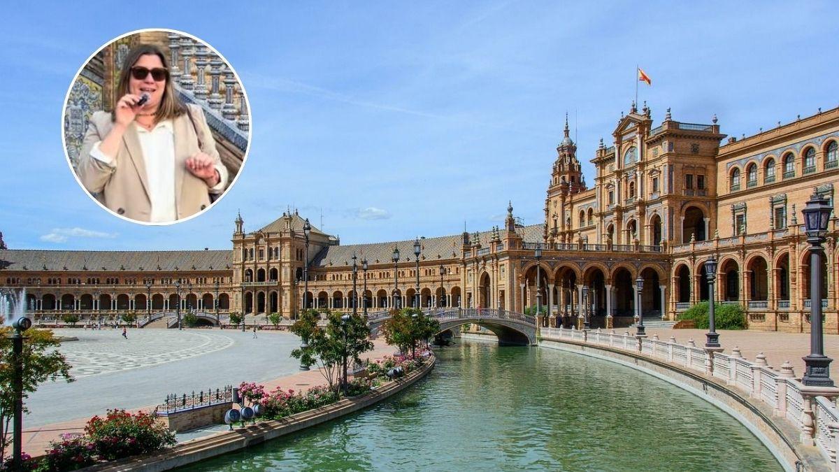 Isabel Pineda, historiadora sevillana: "La Exposición Iberoamericana iba a llamarse de otra forma que se puede ver en la Plaza de España"
