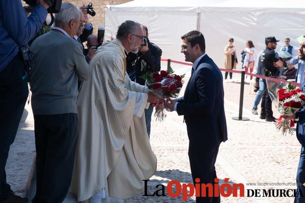 Ofrenda de flores en Caravaca