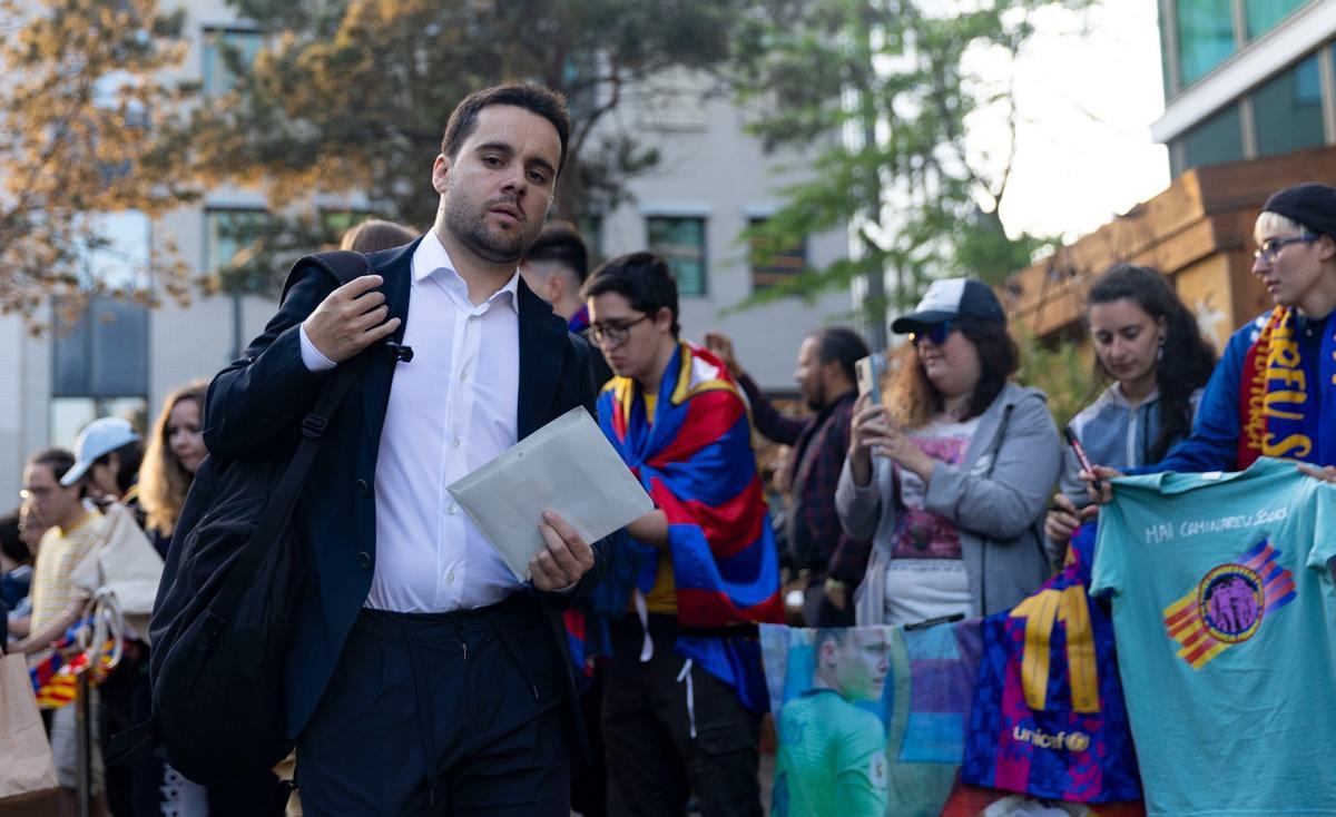 Así fue la llegada a Eindhoven del FC Barcelona