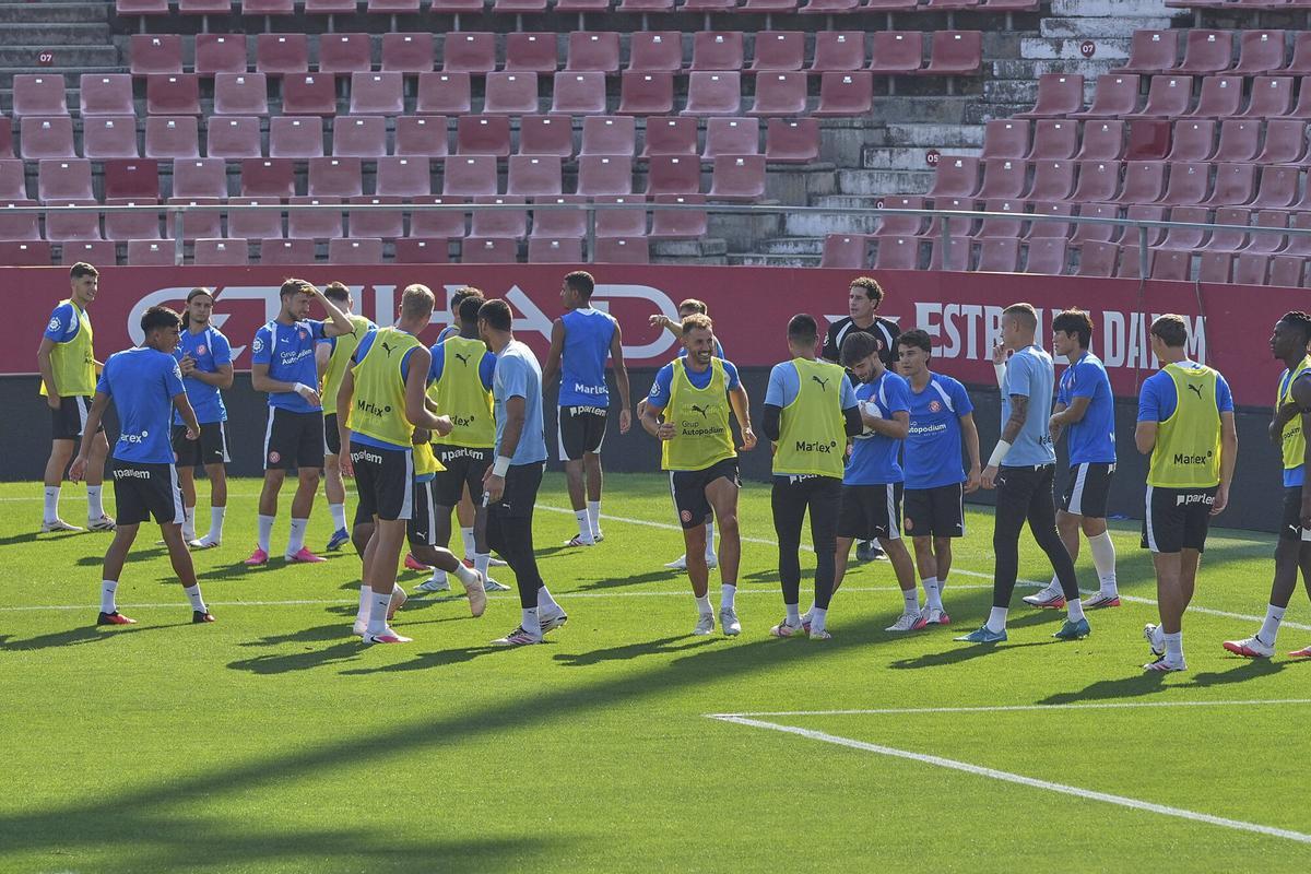 Les millors imatges de l'entrenament del Girona FC