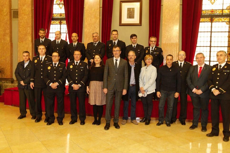 Acto de homenaje a los bomberos