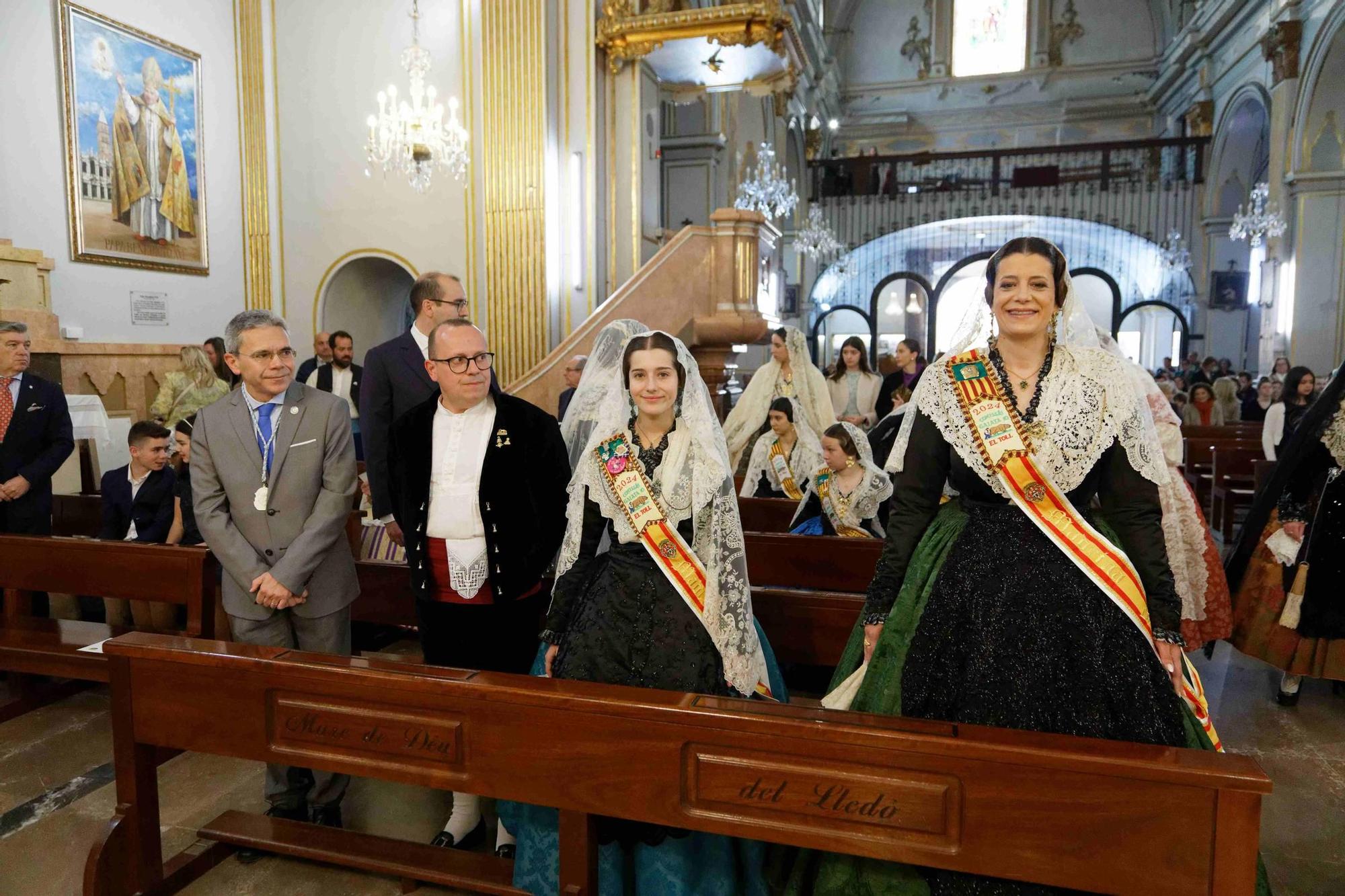 Nombramiento de la Virgen de Lledó como presidente de honor de la gaiata 10