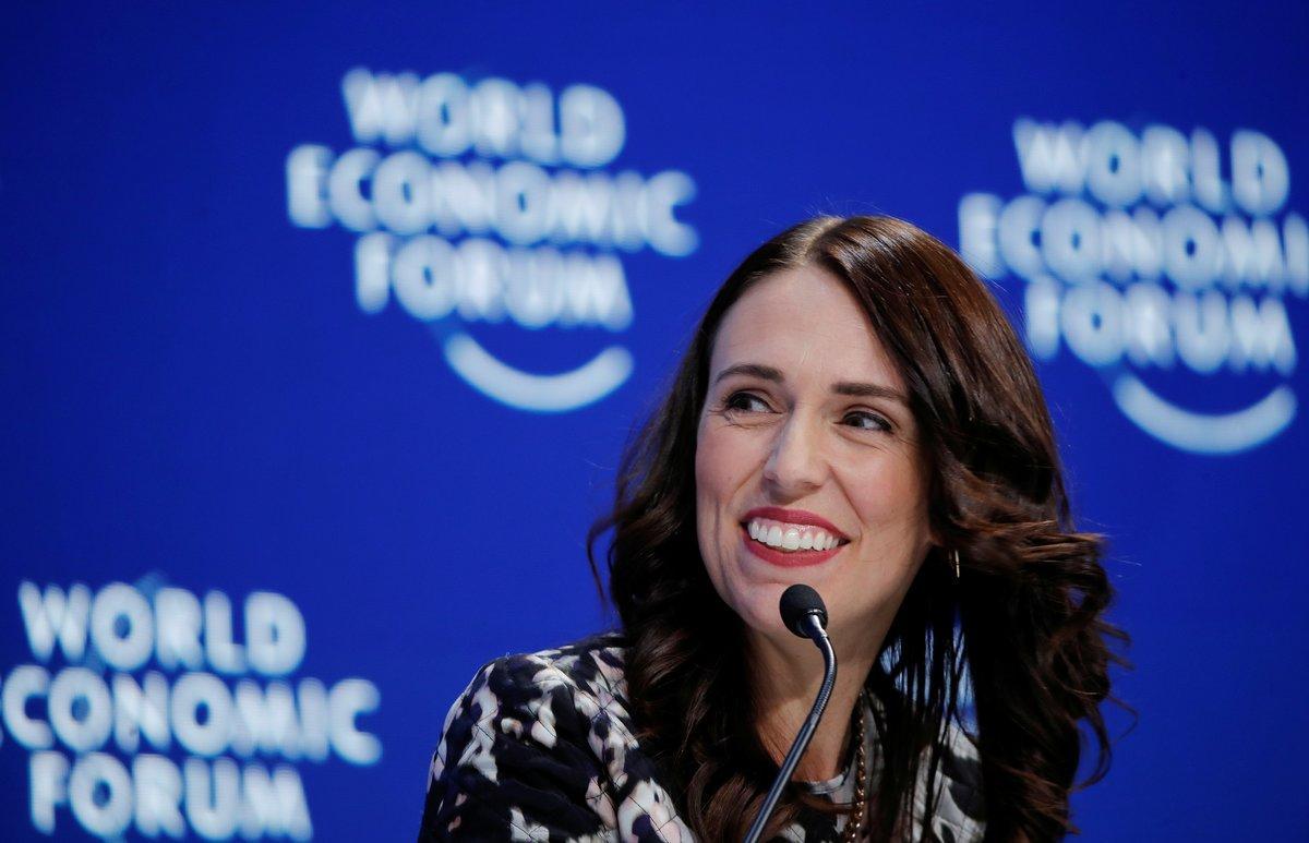 New Zealand’s Prime Minister Jacinda Ardern smiles as she attends the World Economic Forum (WEF) annual meeting in Davos, Switzerland, January 22, 2019. REUTERS/Arnd Wiegmann