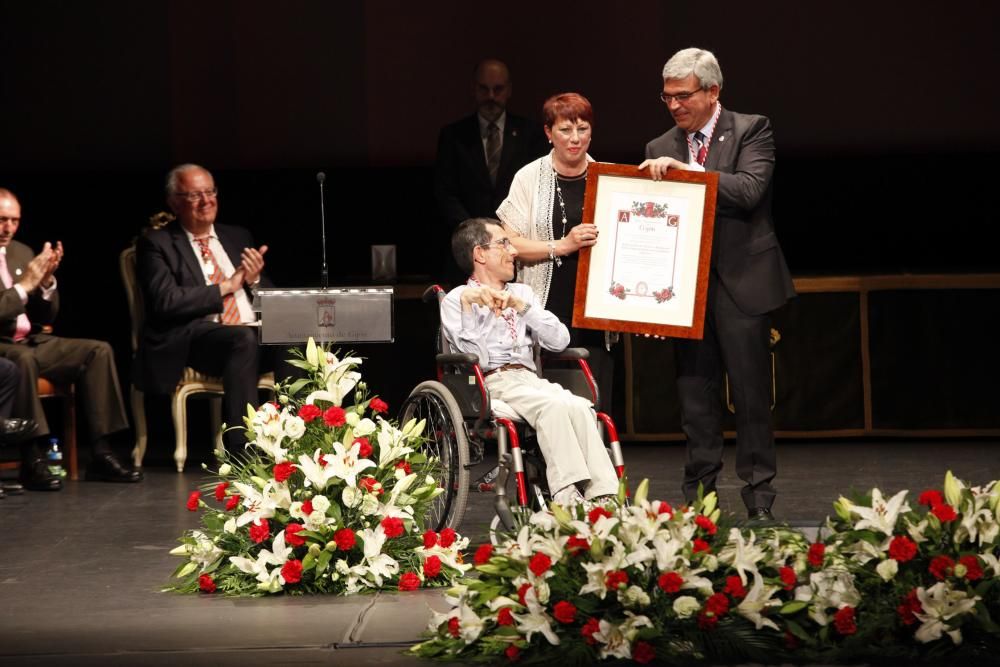 Entrega de las distinciones del Ayuntamiento de Gijón