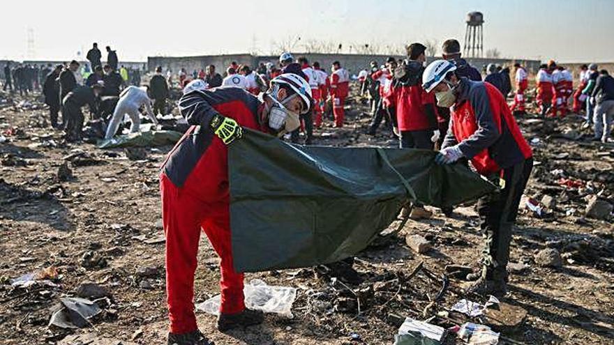 Moren 176 persones en un accident d&#039;un avió ucraïnès al sud de Teheran