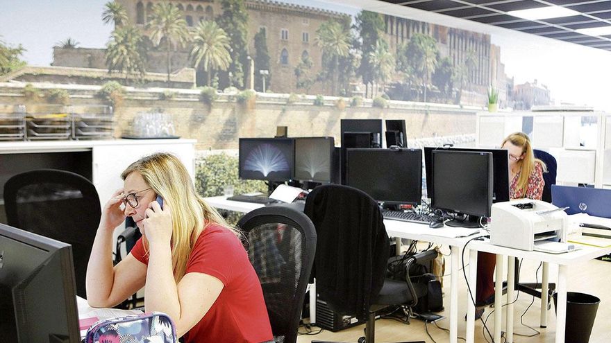 Im Callcenter auf Mallorca gibt es auch in größter Not einen Job