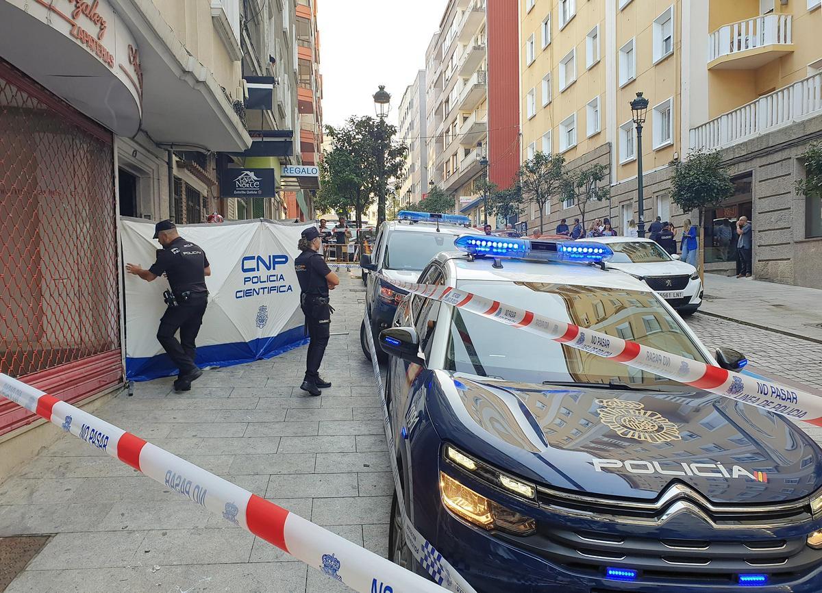 Las imágenes del mortal incendio de la plaza América de Vigo Las imágenes del mortal incendio de la plaza América de Vigo