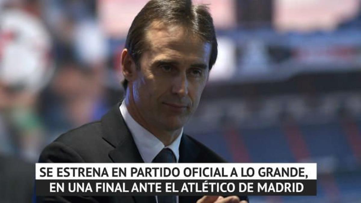 Lopetegui, ante su primer reto de blanco