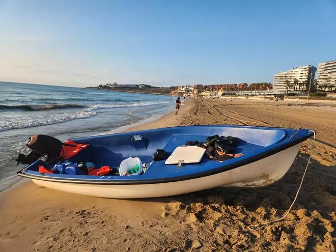 Llega una patera a la playa de San Juan