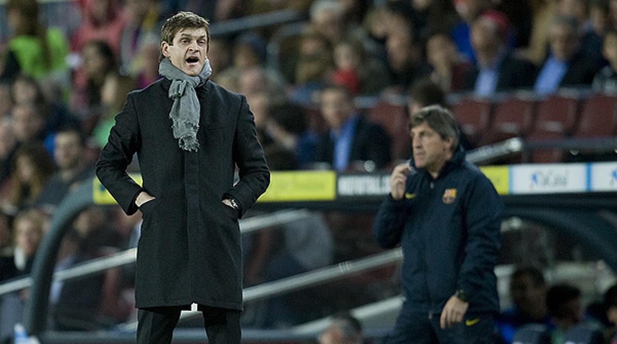 El segon entrenador del Barça exalça el valor del títol, que l’equip ja toca amb els dits després de guanyar el Llevant.