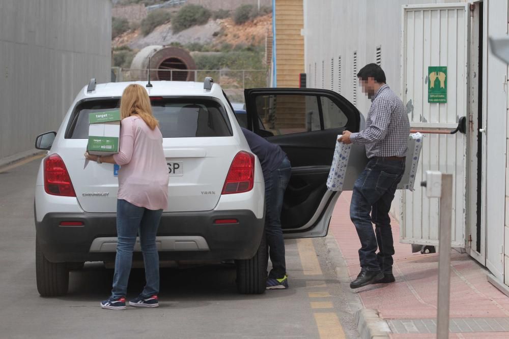 Registro en la desaladora de Escombreras