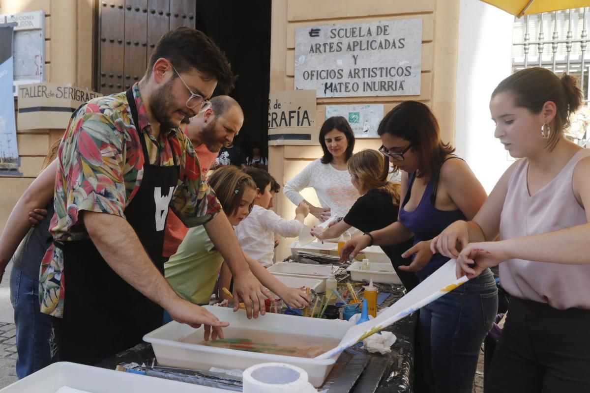 Fotogalería / Jornada de puertas abiertas en la Escuela de Arte Mateo Inurria