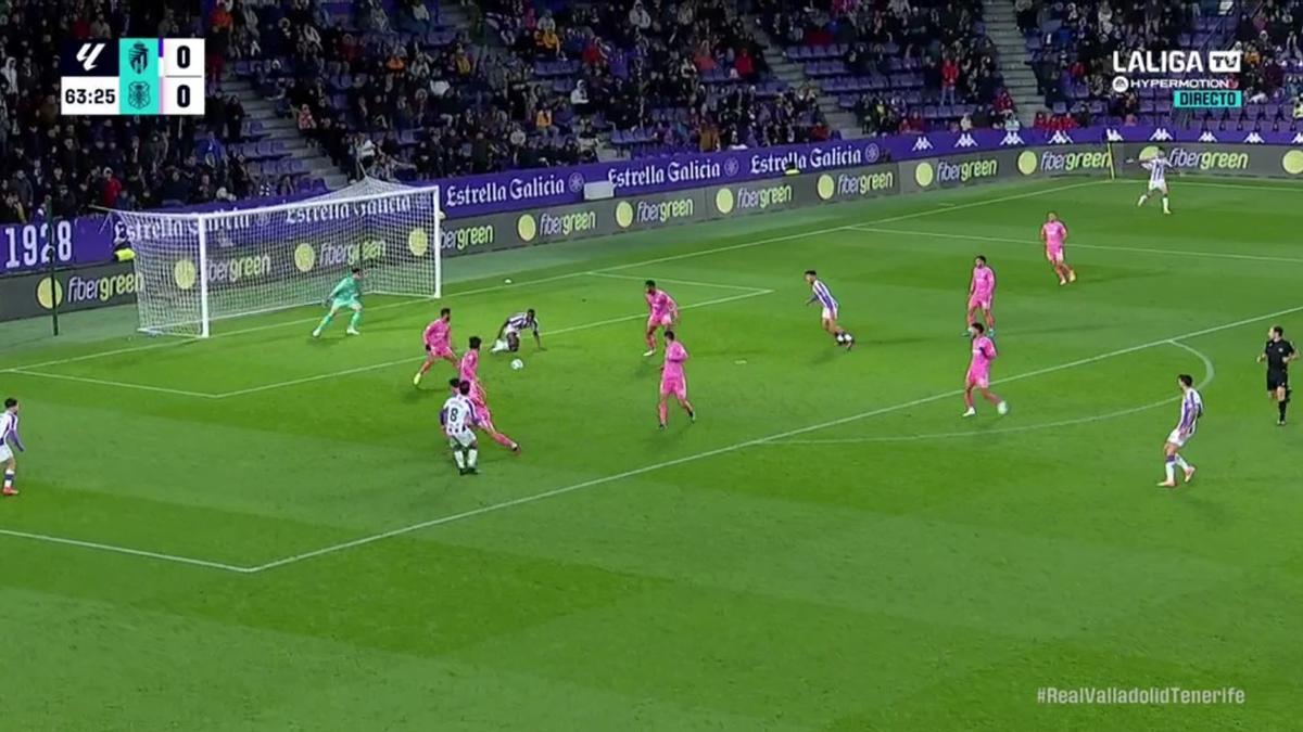 Secuencia del 1-0, que subió al marcador.