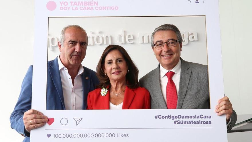 Campano, Rico y Salado, presentando la iniciativa este miércoles en la Diputación.